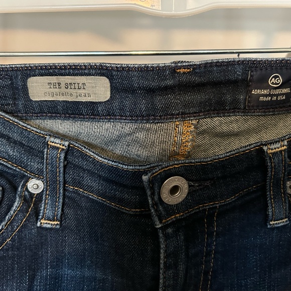 Adriano Goldschmied (AG) blue jeans size 28R - Picture 3 of 4